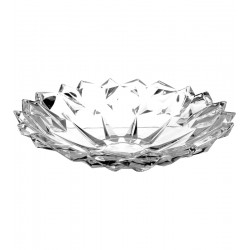 Centro De Mesa 32,5cm Por 8,5cm Ice Love Em Vidro